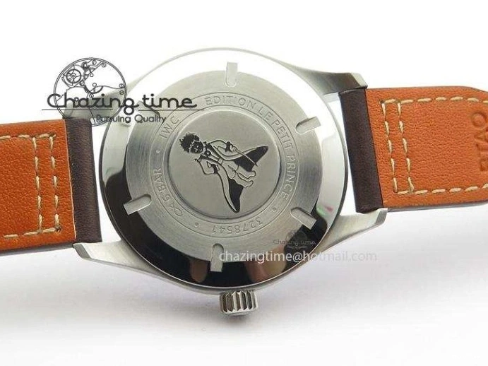 MIROTIME 0403 Mark XVIII Le Petit Prince IW327004 SS Mk Maker Best Edition Blue Dial On Brown Leather Strap A TimelessDesign 7296